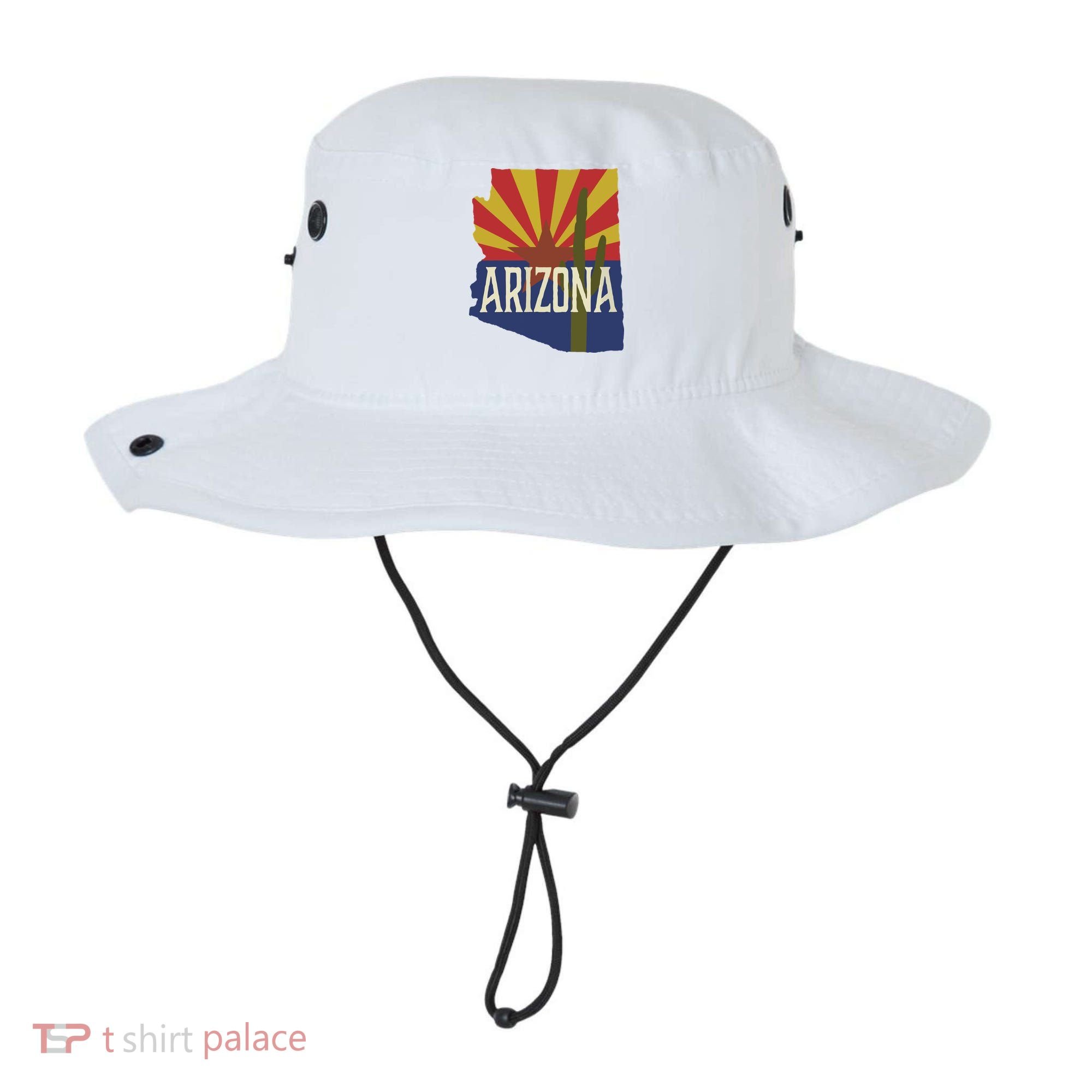 Arizona State Flag Saguaro Bucket Hat