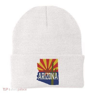 Arizona State Flag Saguaro Beanie