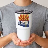 Arizona State Flag Saguaro Tumbler thumb 2
