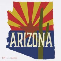 Arizona State Flag Saguaro Golf Towel thumb 3