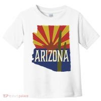 Arizona State Flag Saguaro Toddler T-Shirt thumb 0