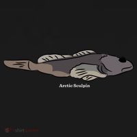 Arctic Sculpin Freshwater Fish USA-Made Doggie Bandana thumb 2