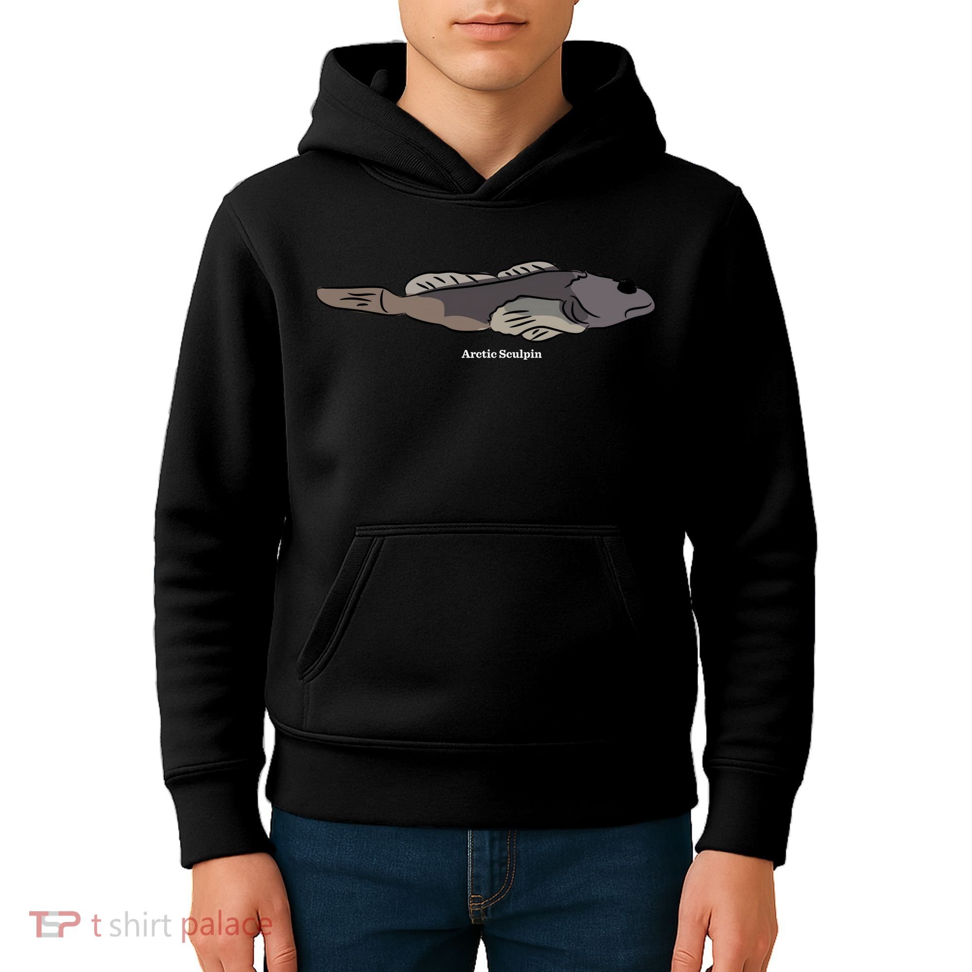 Arctic Sculpin Freshwater Fish Kids Hoodie