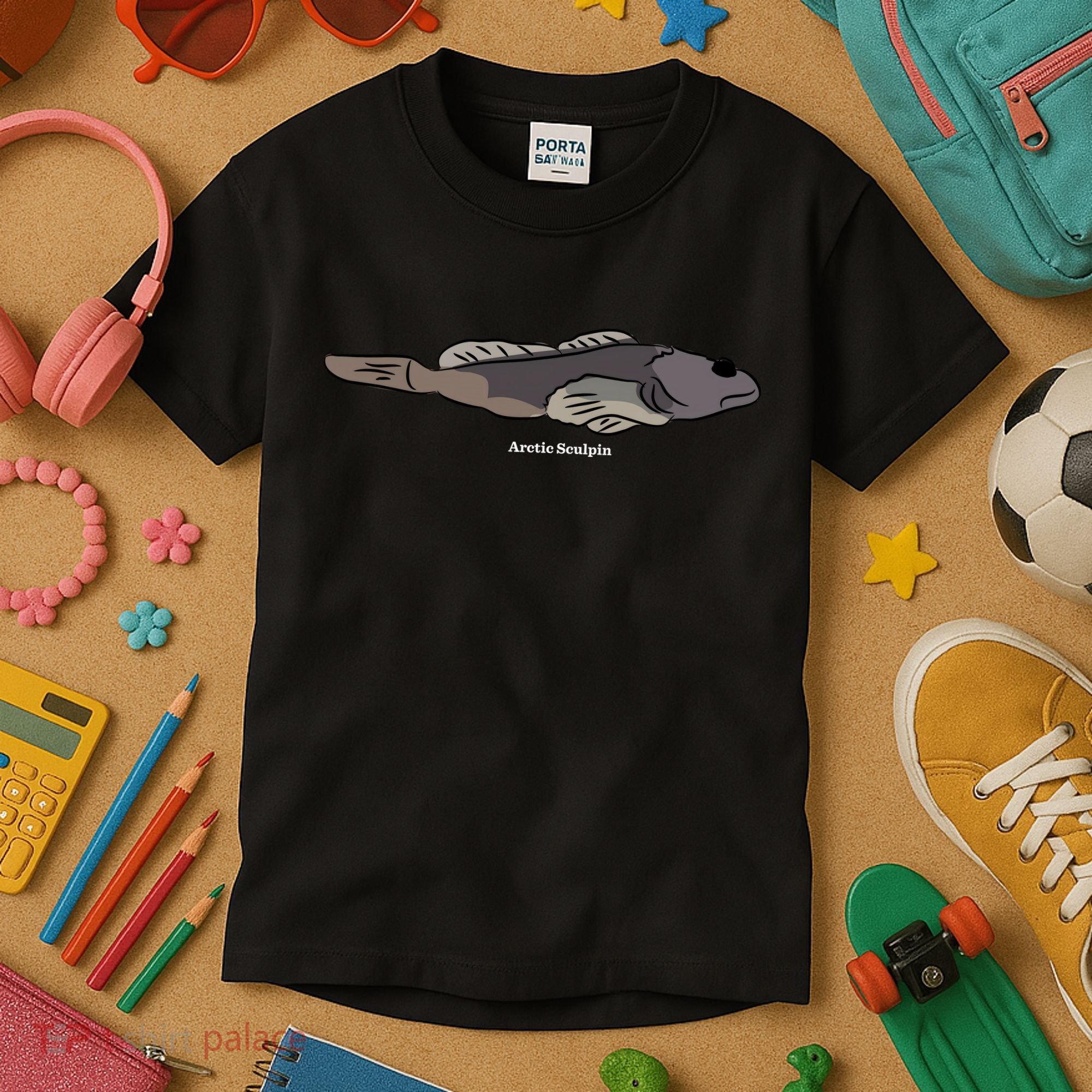 Arctic Sculpin Freshwater Fish Kids T-Shirt