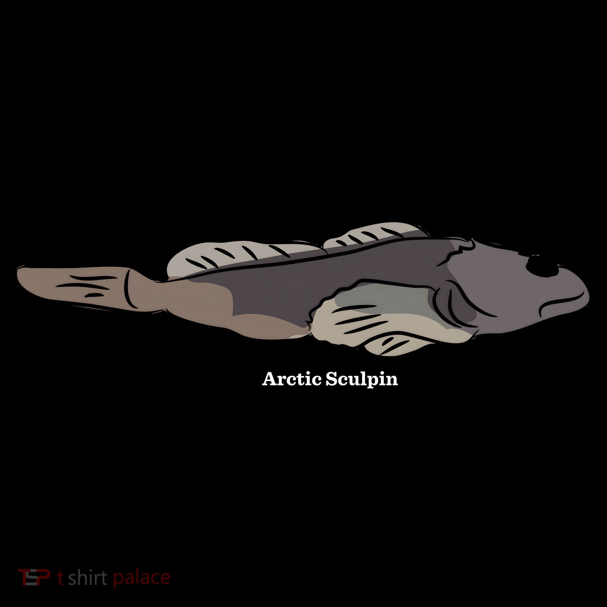 Arctic Sculpin Freshwater Fish Kids T-Shirt