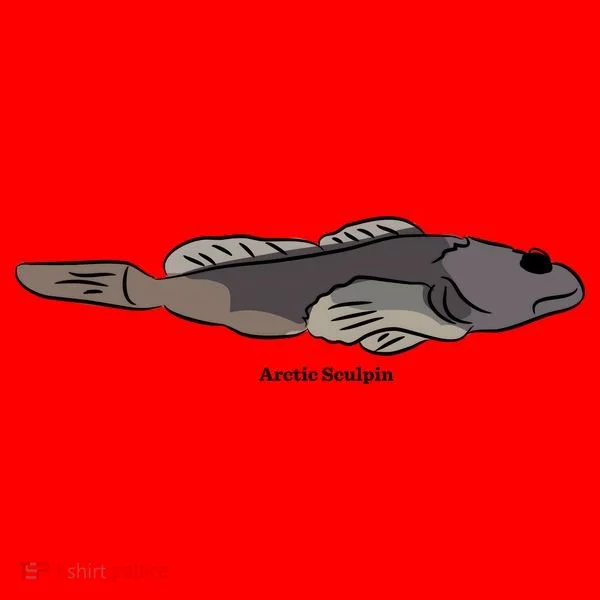 Arctic Sculpin Freshwater Fish Santa Hat