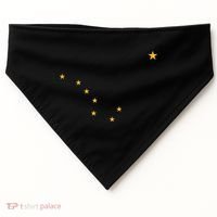 Alaska State Flag Shirts Stars Astrology Big Dipper USA-Made Doggie Bandana thumb 0