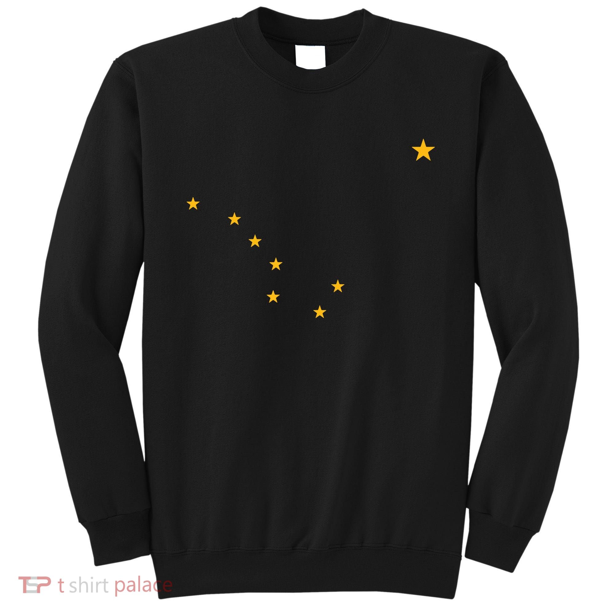 Alaska State Flag Shirts Stars Astrology Big Dipper Sweatshirt