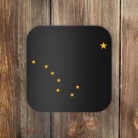 Alaska State Flag Shirts Stars Astrology Big Dipper Coaster thumb 0