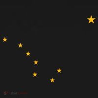 Alaska State Flag Shirts Stars Astrology Big Dipper Women's Hoodie thumb 2
