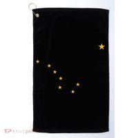 Alaska State Flag Shirts Stars Astrology Big Dipper Golf Towel thumb 0