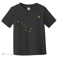 Alaska State Flag Shirts Stars Astrology Big Dipper Toddler T-Shirt thumb 0