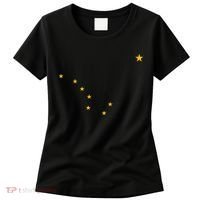 Alaska State Flag Shirts Stars Astrology Big Dipper Women's T-Shirt thumb 0