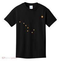 Alaska State Flag Shirts Stars Astrology Big Dipper Kids T-Shirt thumb 0