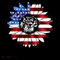 America Sunflower Flag 4th July Coffee Mug thumb 5