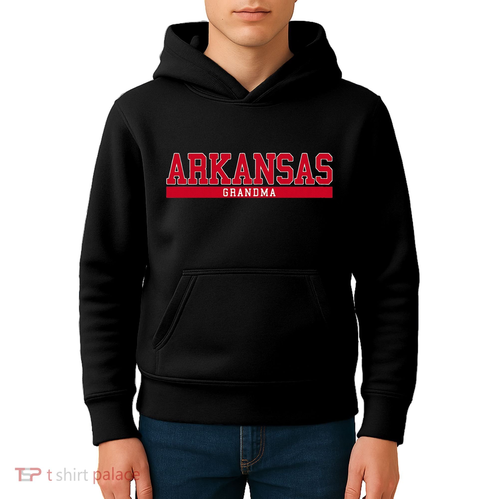 Arkansas State Grandma Sports Kids Hoodie