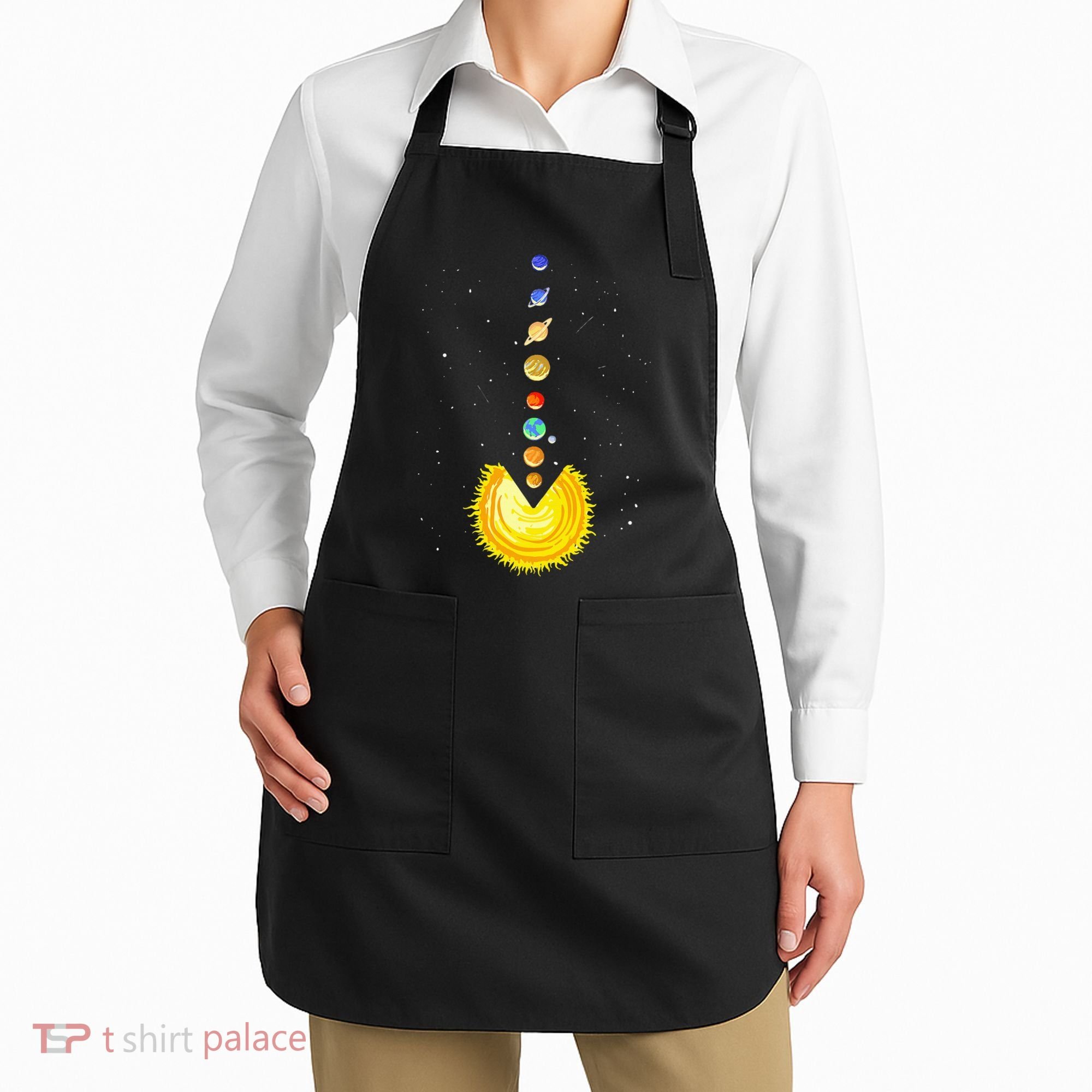 Astronomer Stars Galaxy Telescope Astrology Zodiac Apron