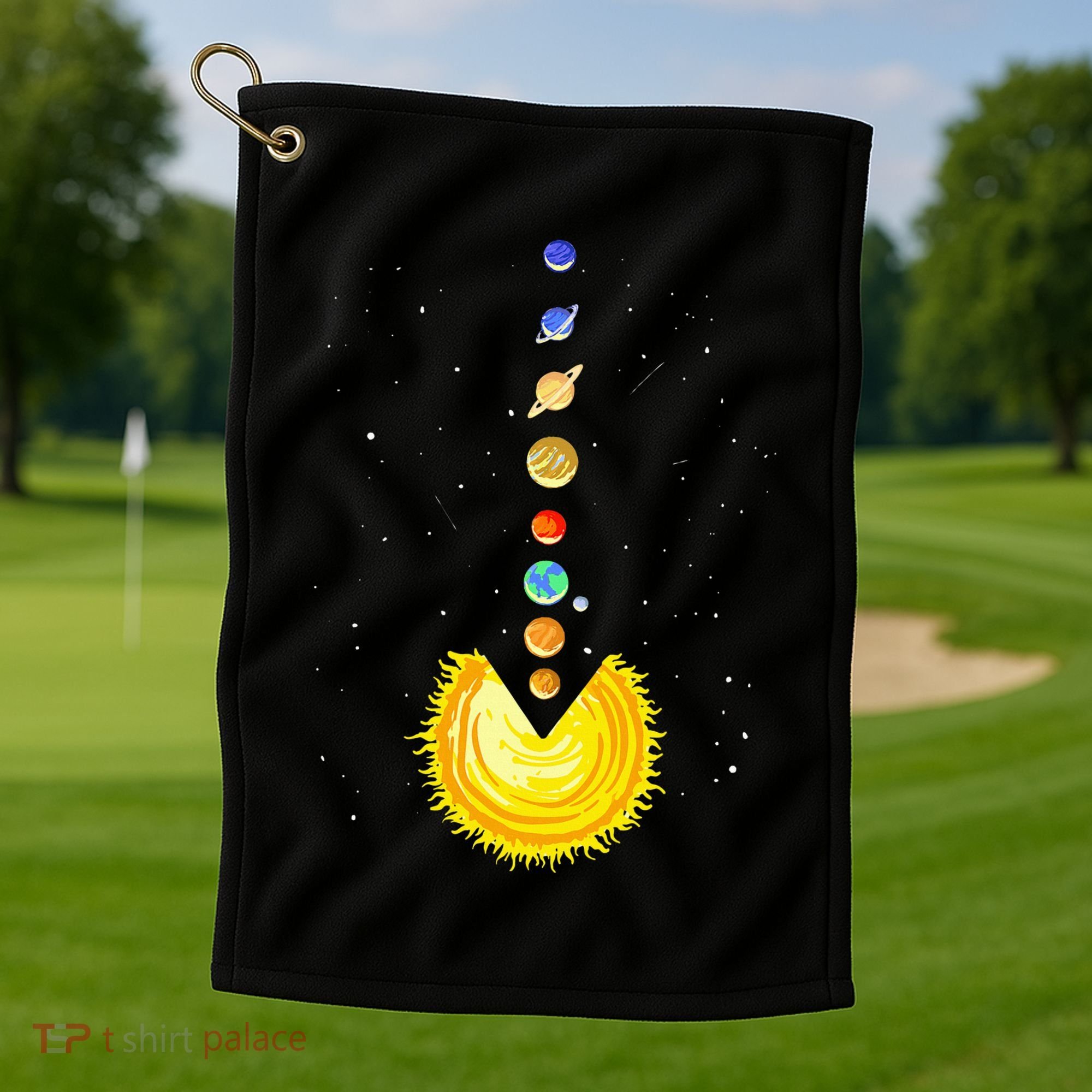 Astronomer Stars Galaxy Telescope Astrology Zodiac Golf Towel