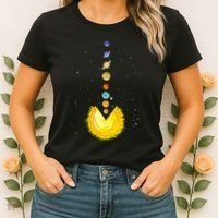 Astronomer Stars Galaxy Telescope Astrology Zodiac Women's T-Shirt thumb 2