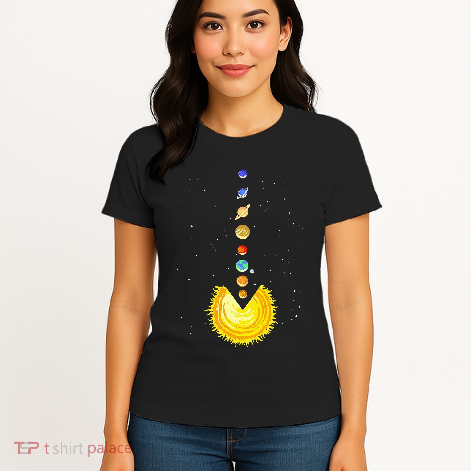 Astronomer Stars Galaxy Telescope Astrology Zodiac Women's T-Shirt