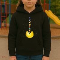 Astronomer Stars Galaxy Telescope Astrology Zodiac Kids Hoodie thumb 3