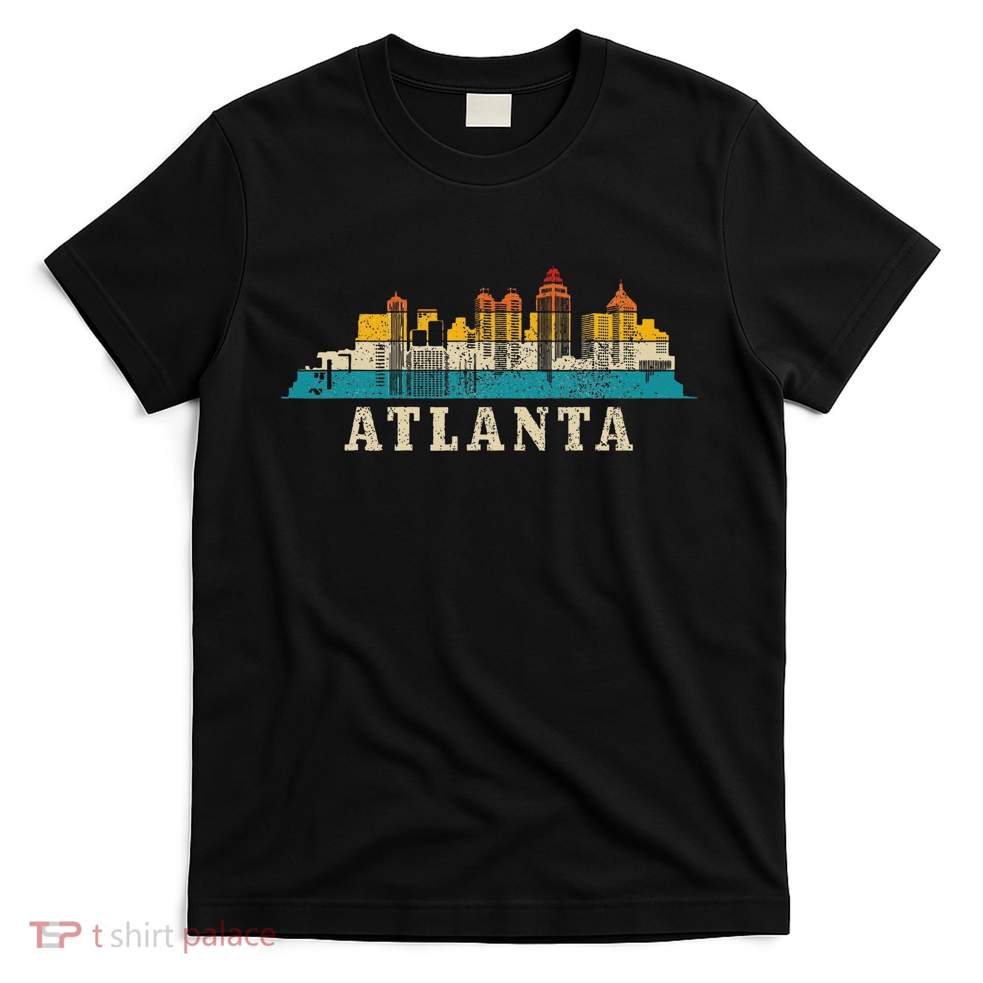 Atlanta Skyline Georgia ATL Vintage Pride Retro T-Shirt