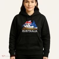 Australia Sydney Gps Coordinates Opera House Hoodie thumb 5