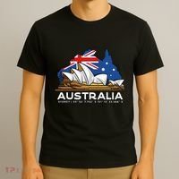 Australia Sydney Gps Coordinates Opera House T-Shirt thumb 3