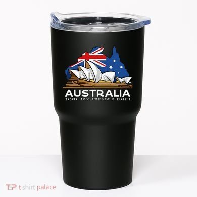 Australia Sydney Gps Coordinates Opera House Tumbler