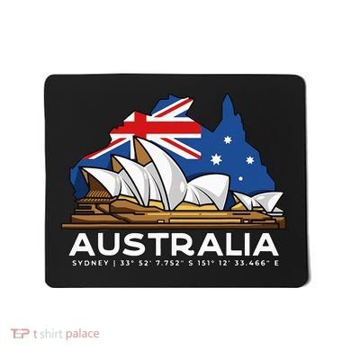 Australia Sydney Gps Coordinates Opera House Mousepad