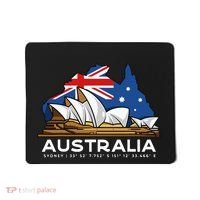 Australia Sydney Gps Coordinates Opera House Mousepad thumb 0