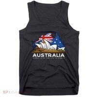 Australia Sydney Gps Coordinates Opera House Tank Top thumb 0