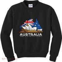 Australia Sydney Gps Coordinates Opera House Kids Sweatshirt thumb 0