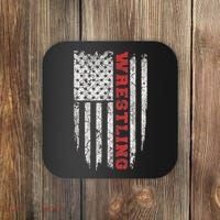 American Sport Gift Wrestling TShirt USA Gift Coaster thumb 0