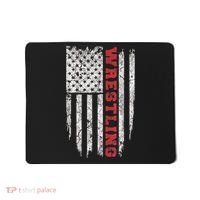 American Sport Gift Wrestling TShirt USA Gift Mousepad thumb 0