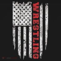American Sport Gift Wrestling TShirt USA Gift Ornament thumb 1