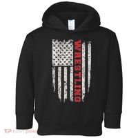 American Sport Gift Wrestling TShirt USA Gift Toddler Hoodie thumb 0