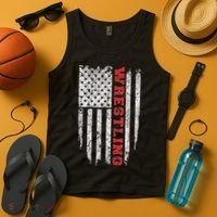 American Sport Gift Wrestling TShirt USA Gift Tank Top thumb 4