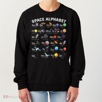 Alphabet Space Galaxy Abcs Letters Science Teacher Women's Sweatshirt thumb 0