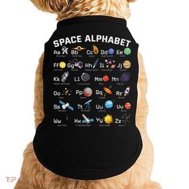 Alphabet Space Galaxy Abcs Letters Science Teacher Doggie Tank