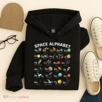 Alphabet Space Galaxy Abcs Letters Science Teacher Hoodie thumb 4