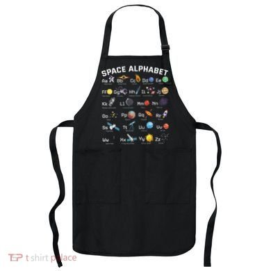Alphabet Space Galaxy Abcs Letters Science Teacher Apron