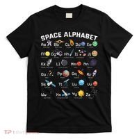 Alphabet Space Galaxy Abcs Letters Science Teacher T-Shirt thumb 0