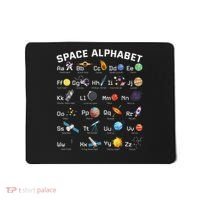 Alphabet Space Galaxy Abcs Letters Science Teacher Mousepad thumb 0