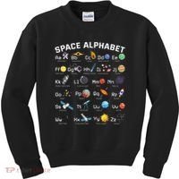 Alphabet Space Galaxy Abcs Letters Science Teacher Kids Sweatshirt thumb 0