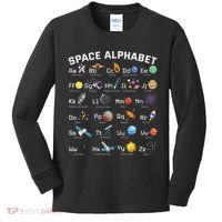 Alphabet Space Galaxy Abcs Letters Science Teacher Kids Long Sleeve Shirt thumb 0