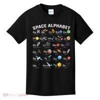 Alphabet Space Galaxy Abcs Letters Science Teacher Kids T-Shirt thumb 0