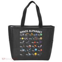 Alphabet Space Galaxy Abcs Letters Science Teacher Tote Bag thumb 0