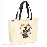 Autism Skeleton Guitar Player Rock Music Autism Awareness Tote Bag thumb 2