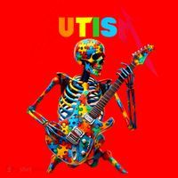 Autism Skeleton Guitar Player Rock Music Autism Awareness Santa Hat thumb 1